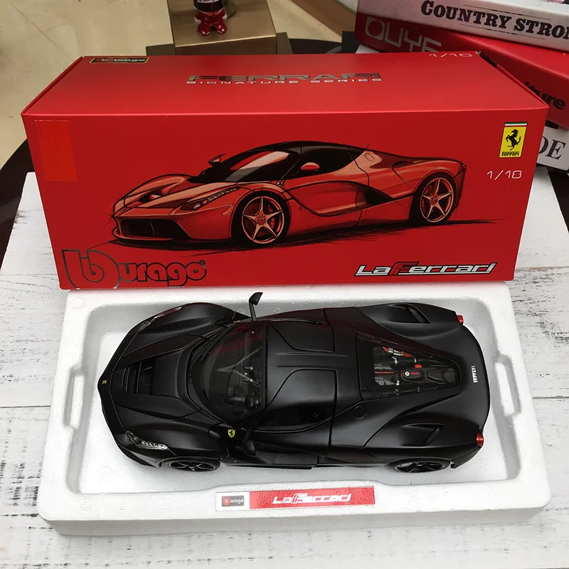Bburago весы 1:18 Ferrari LaFerrari Premium Edition металлическая литая под давлением модель