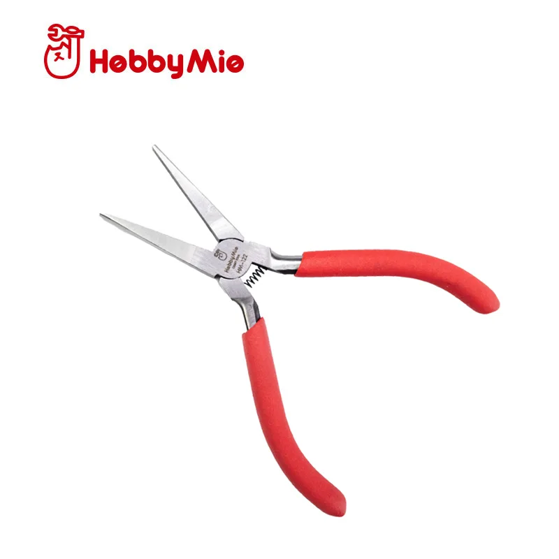 

HOBBY MIO HM-122 Flat Tongs for PHOTO-ETCHING PARTS Bending Pliers Cutting Etching Sheet Long Flat Nose Plier Model Making Tools