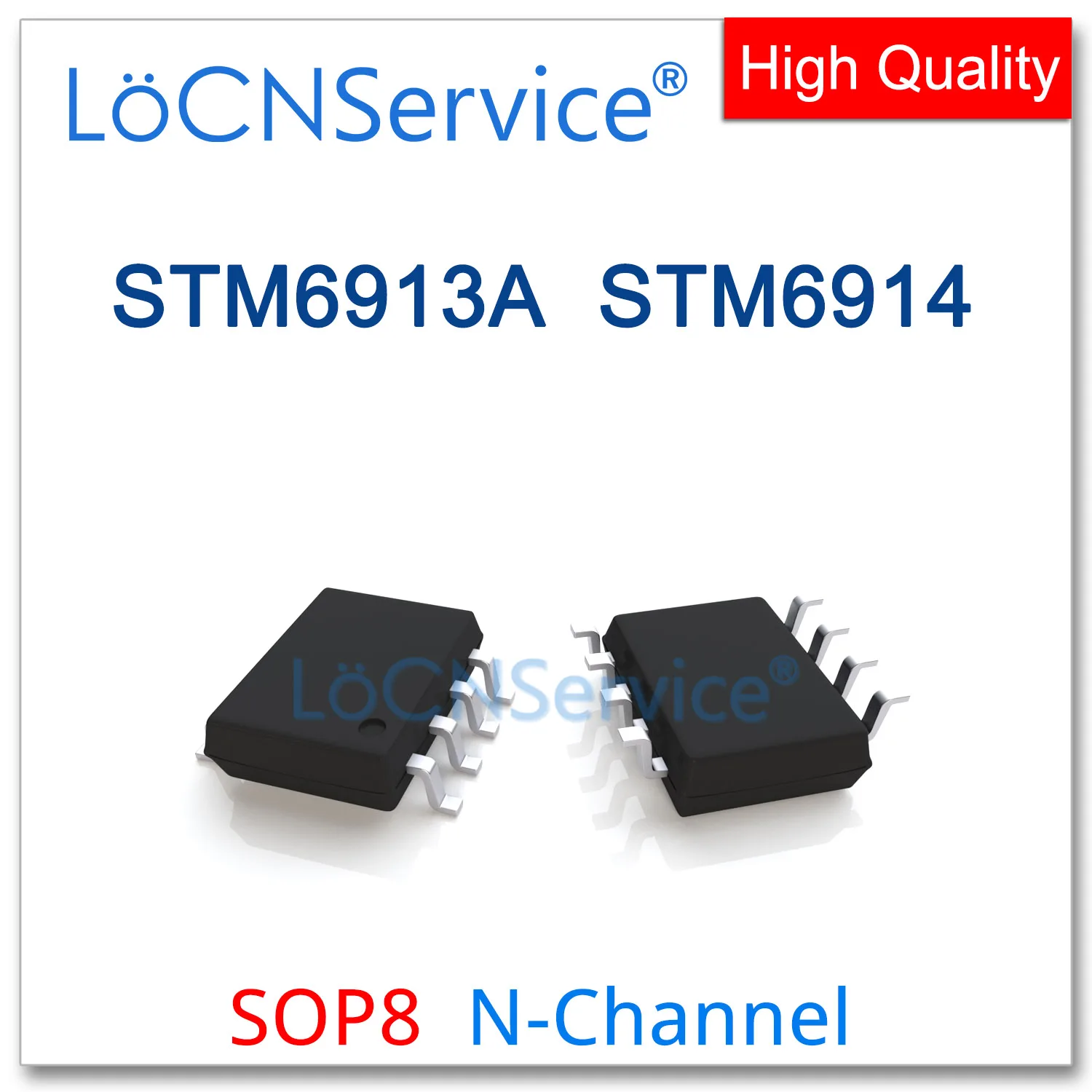 

LoCNService 50PCS 500PCS SOP8 STM6913A STM6914 Dual N-Channel Enhancement Mode Field Effect High quality STM