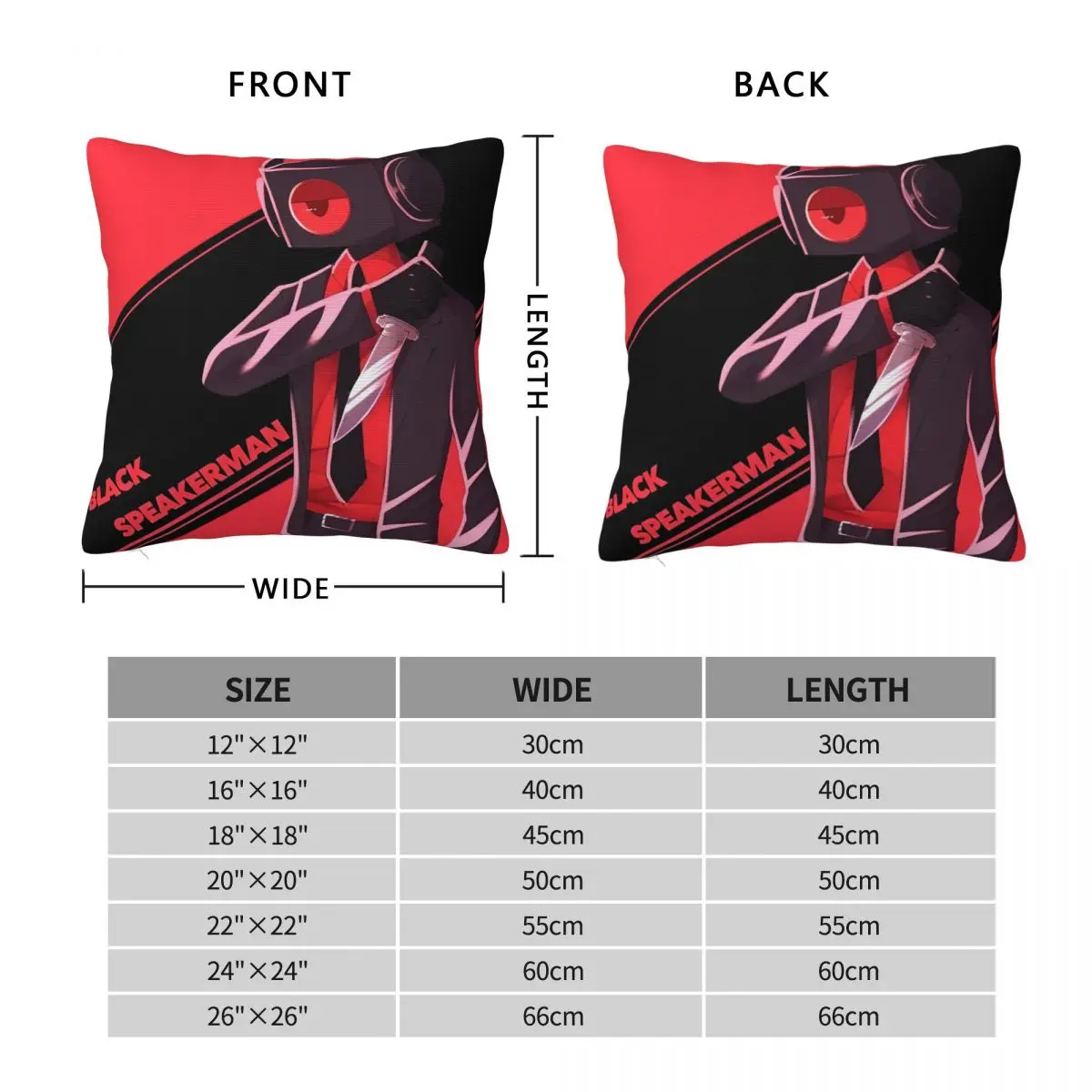 Наволочка с принтом Skibidi унитаз смешная наволочка для подушки декоративная