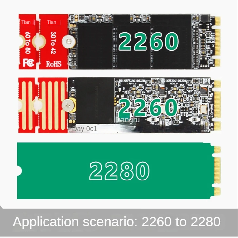 1 шт. M2 M2PLUS NGFF NVME M.2 Extended Transfer 2230 2242 2260 2280 Aircraft CHANGE ДЛИННЫЙ РАЗМЕР U.2 M3 M.3 SSD 24BB