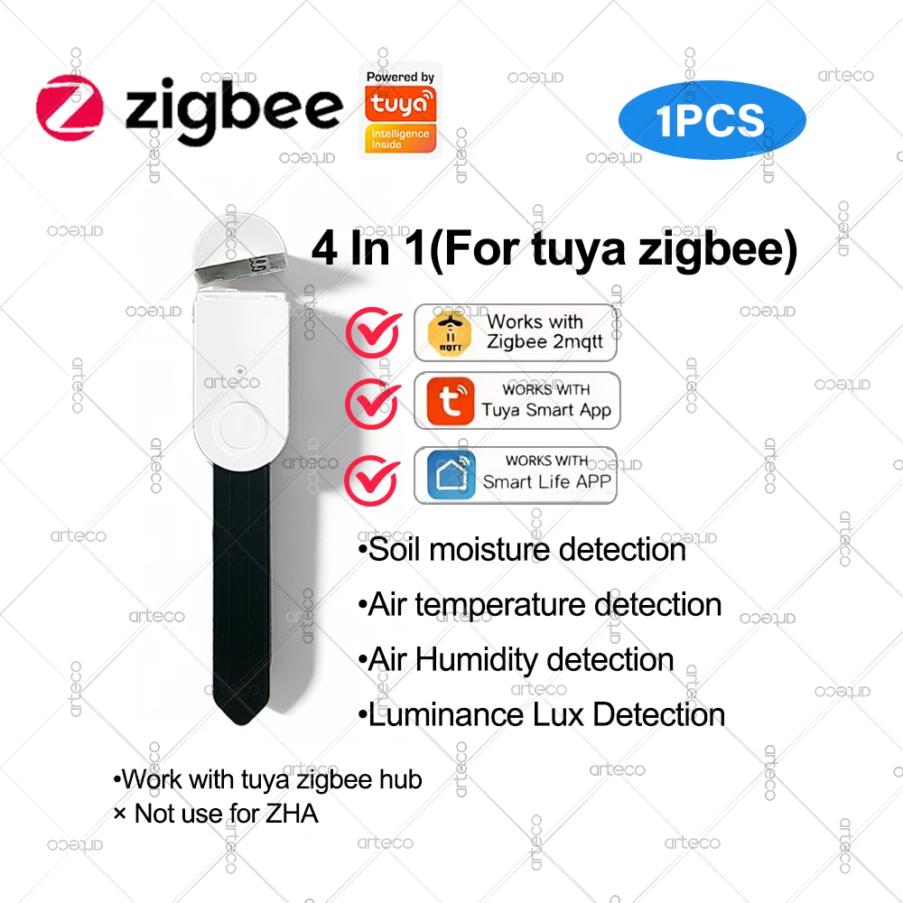 

Датчик влажности почвы Zigbee 3 в 1