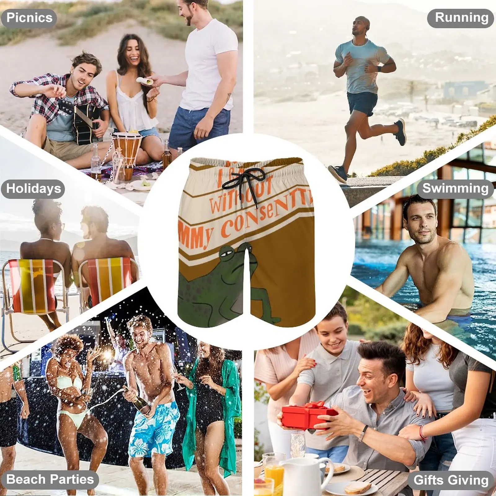 Рисунок 5 - Пляжные шорты я существую без моего