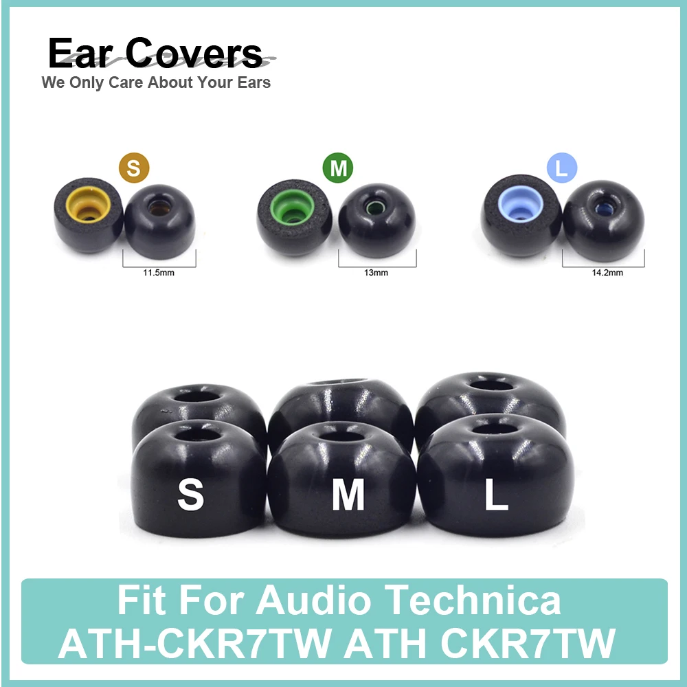 

Foam Tips For Audio Technica ATH-CKR7TW ATH CKR7TW Earphone TWS Ear Buds Replacement Headset Ear Pad