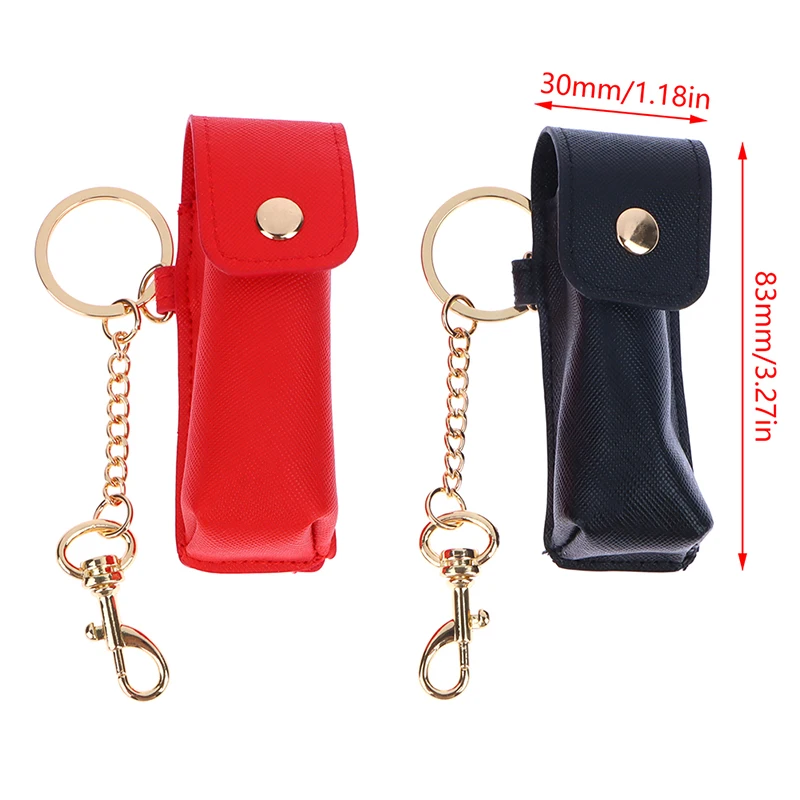 

Lipstick Bag Keychain Lip Chapstick Keychain Balm Pouch Case Keybag Chain Key Chain Gifts Accessory Lipsticks Keyrings