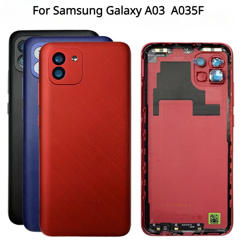 Новый чехол для Samsung Galaxy A03 задняя крышка аккумулятора корпуса запасные части A035F