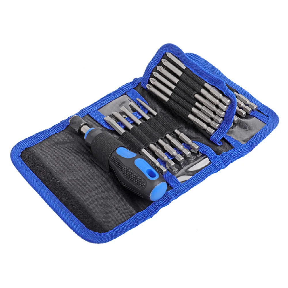 

24pcs Screwdriver Bit Set Quick Release Magnetic Bits Holder Adapter 100mm Long Screw Driver Bit For Electric Screwdrivers