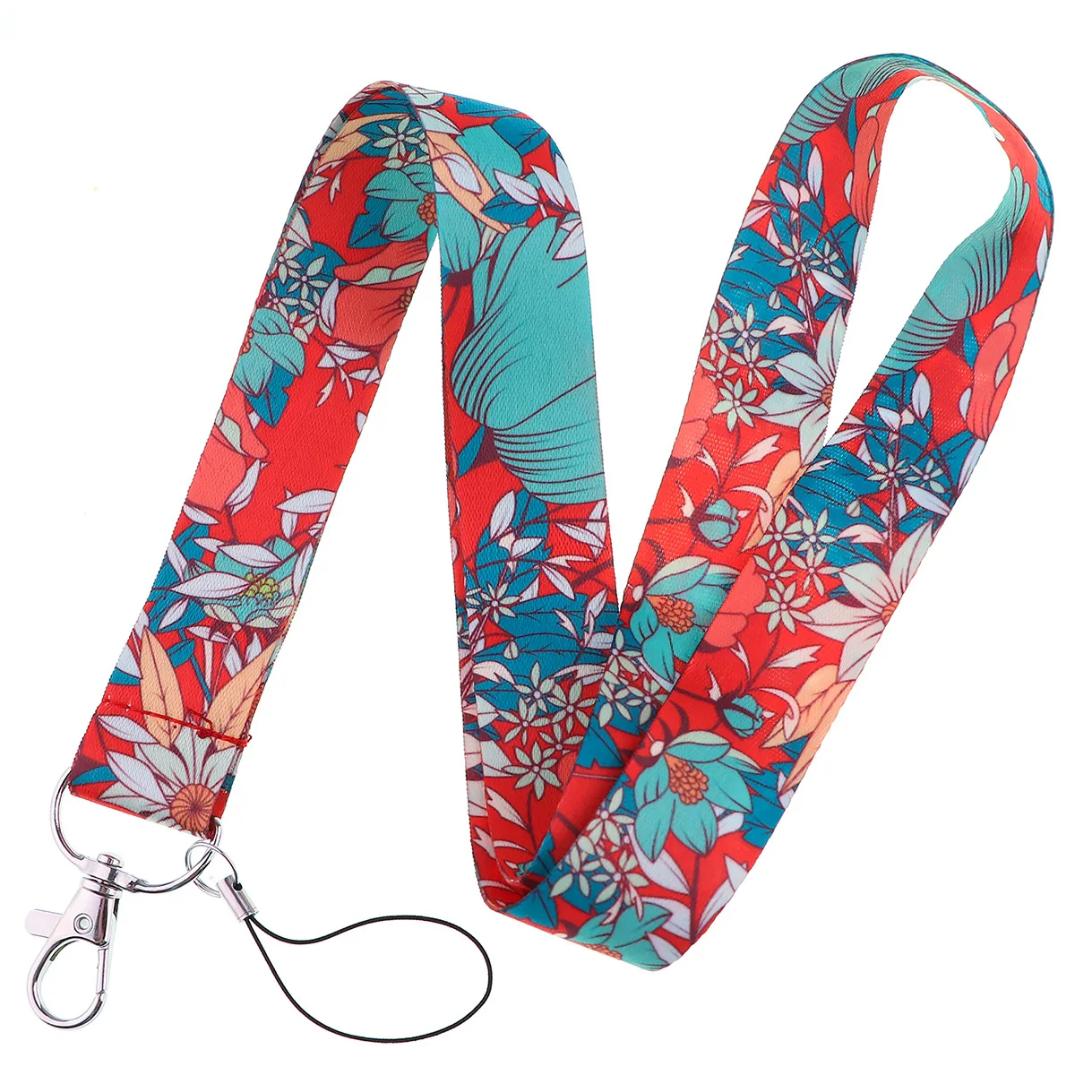 

Брелок для ключей с цветочным рисунком розы