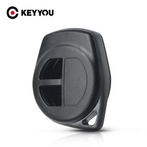 KEYYOU 2 кнопки дистанционного ключа чехол для Suzuki Igins Alto SX4 Vauxhall Agila 2005-2010 замена Fob оболочка силиконовый чехол Pad Key