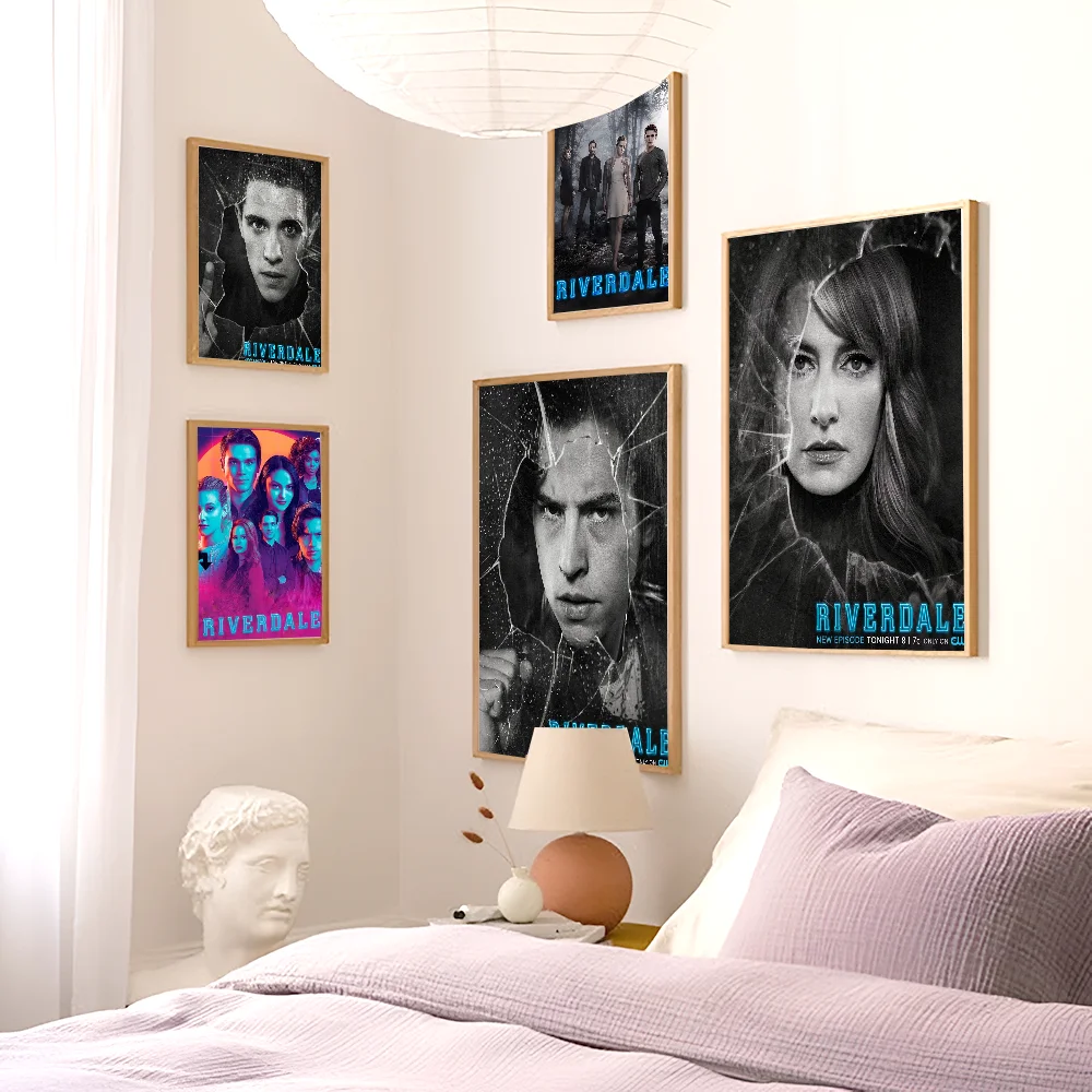 Самоклеящийся художественный постер Riverdale Decoracion настенная живопись белая