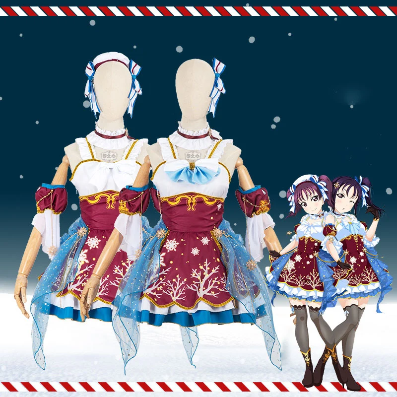 LoveLive! Солнечный свет Сен снег после школьной активности Kazuno Leah Сара Косплей