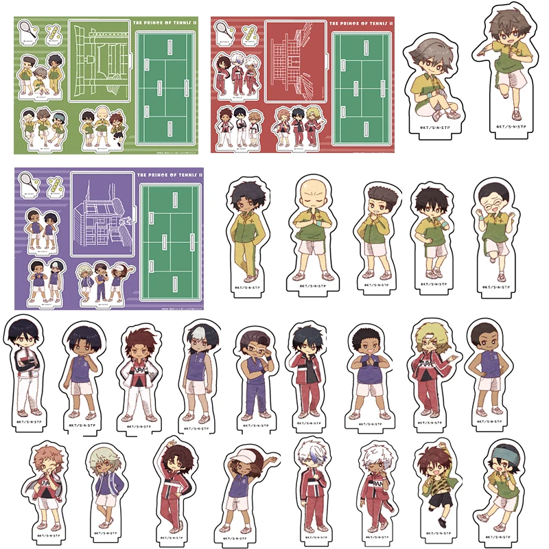 

Anime New prince of tennis Ryoma Echizen Fuji Syusuke Tezuka Kunimitsu Multi-plug Acrylic Figure Stand Model Desktop Decor Toy