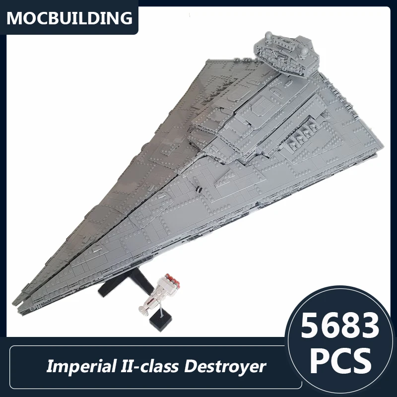 

Imperial II-class Destroyer "the Corruptor" Original Trilogy MOC Building Blocks DIY Assembled Bricks Space Wars UCS Display Toy