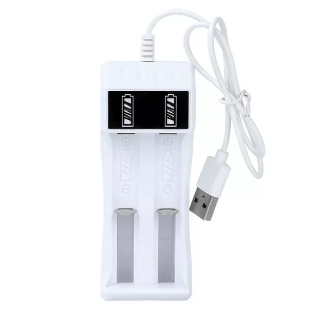 

14500 /18650 Battery Charger Universal 2 Slot Li-ion Battery USB Charger Smart led Chargering for Rechargeable Batteries