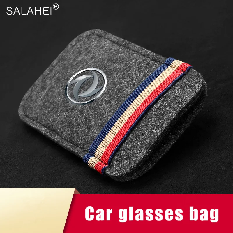 

Car Glasses Bag Sun Visor Multifunction Organizer Pocket For Dongfeng DFM AX7 H30 S30 DFSK A60 L60 360 370 SX5 SX6 AX4 P11 RICH