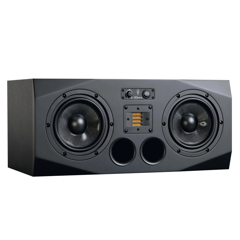 

A77X Dual 7" Powered Studio Reference Monitor X-ART Stereo link High Quality Carbon AX Series Audio Speaker