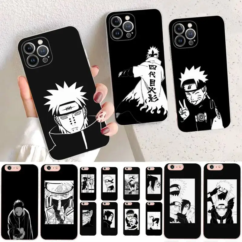 

Bandai Naruto Kakashi Hatake Phone Case For iPhone 14 11 12 13 Mini Pro XS Max Cover 6 7 8 Plus X XR SE 2020 Funda Shell