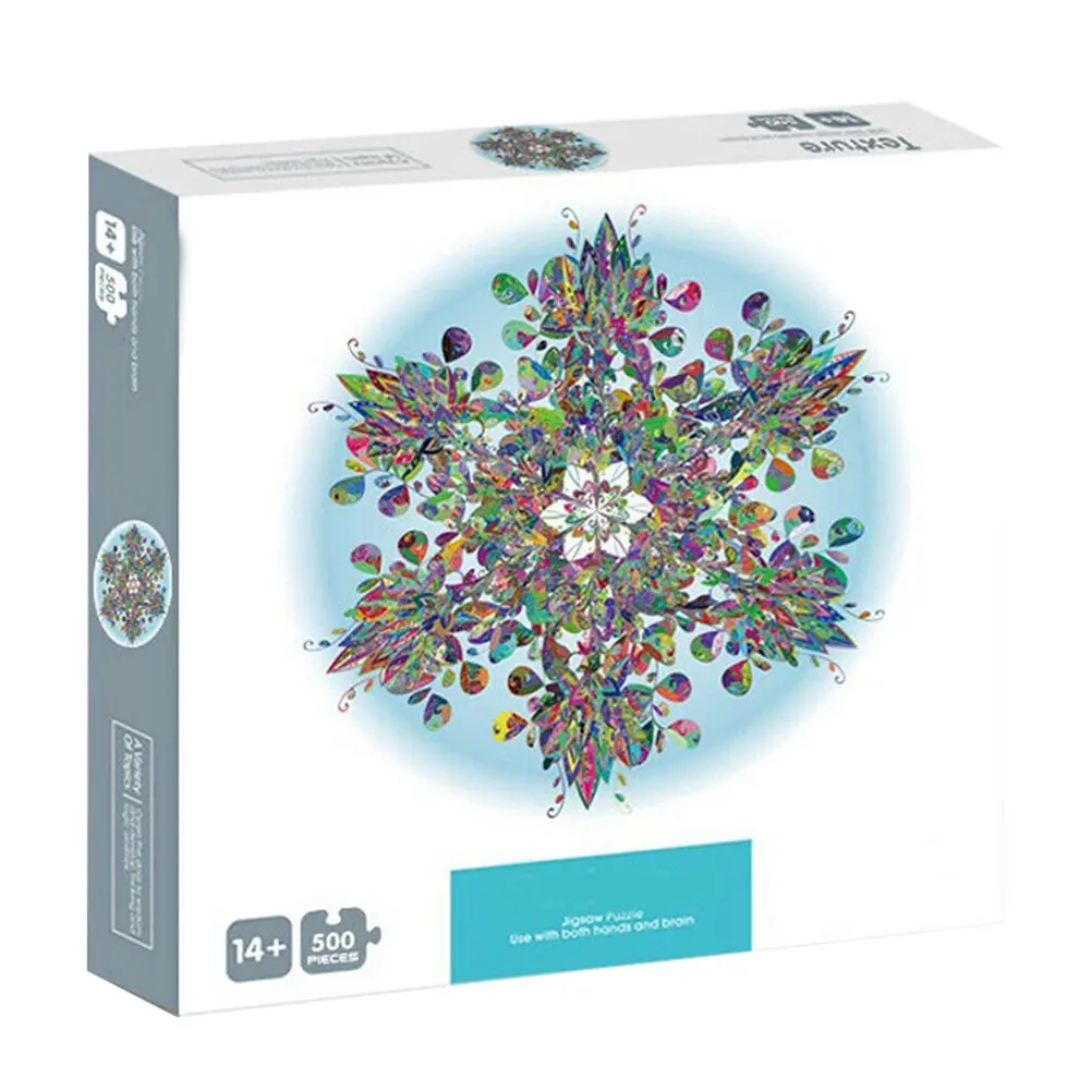 

1000 шт./комплект, Детские пазлы-снежинки с кристаллами