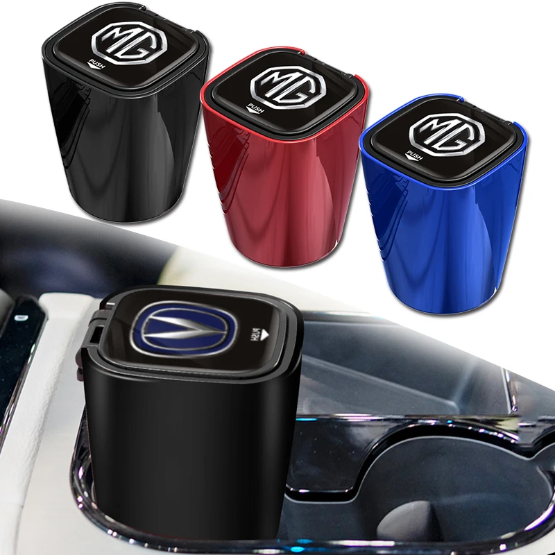

Car Ashtray with LED Light Type Auto Vehicle Cigarette Holder for Nissan Tiida Qashqai J11 Versa Kicks March Terrano Accessories
