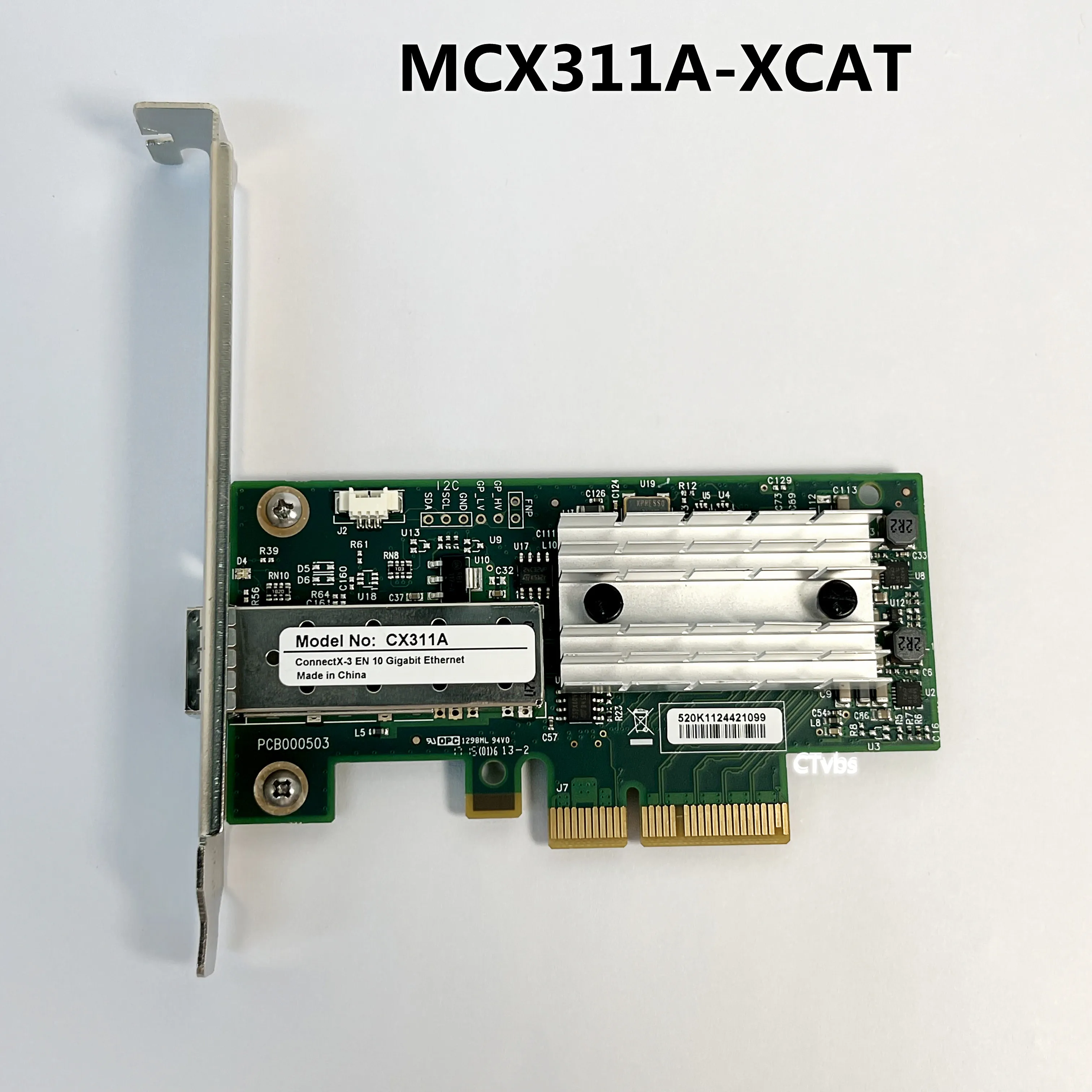 Mellanox MCX311A-XCAT CX311A ConnectX-3 EN 10G Ethernet 10GbE SFP+ PCIe NIC Network Adapter High Profile