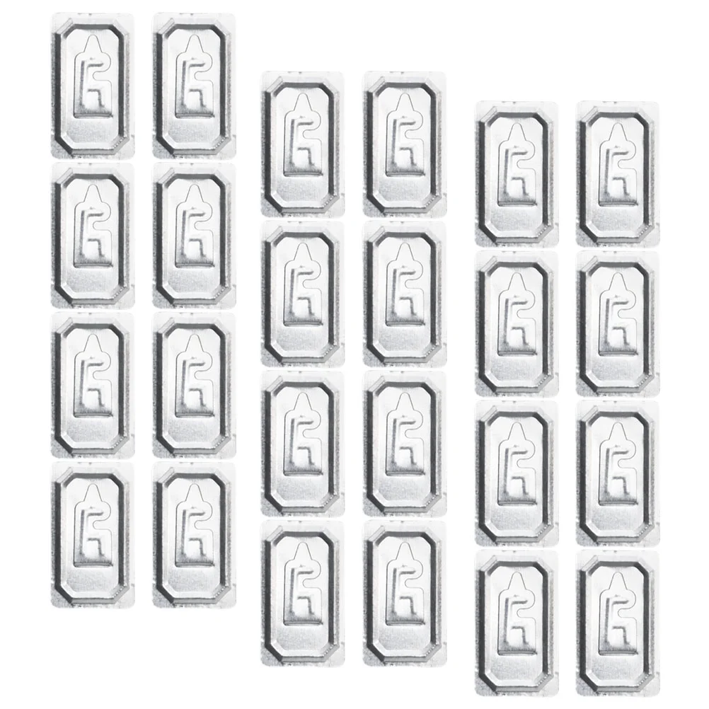 

30 Pcs Desktop Stand Rack Storage Home Container Iron Holder Metal Fireproof