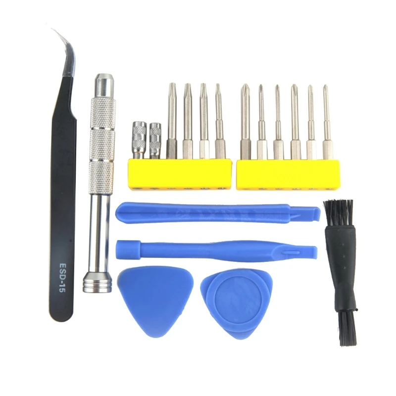 Durable Game Machine Repair Kit Compatible for xbox One PS4 Slim Screwdriver Disassembly Tool Set Security Accessories