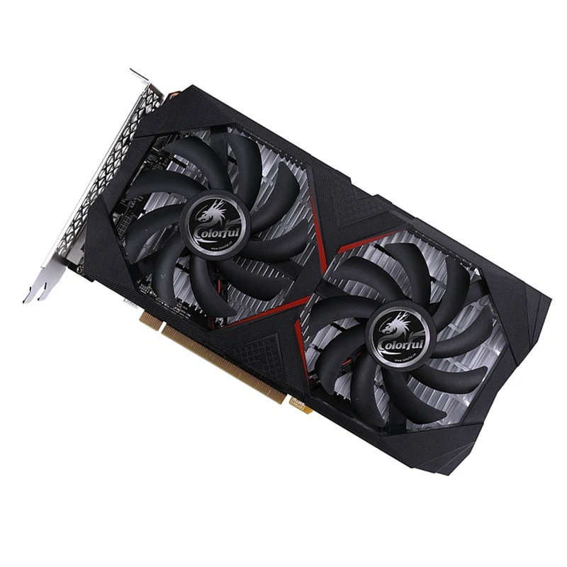 

COLORFUL Geforce GTX 1650 4GD6 Graphics Card 4GB GDDR6 128Bit 12Nm 12Gbps 1410Mhz 1590Mhz DP+HD+DVI Video Card