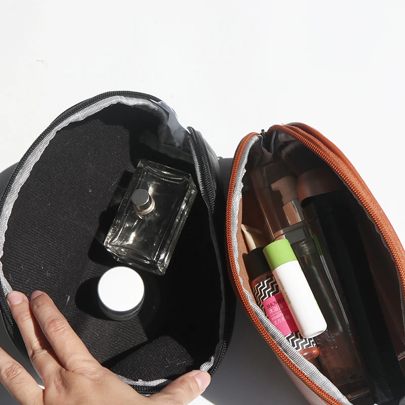 Дорожная косметичка с гравировкой букв персонализированная искусственная кожа