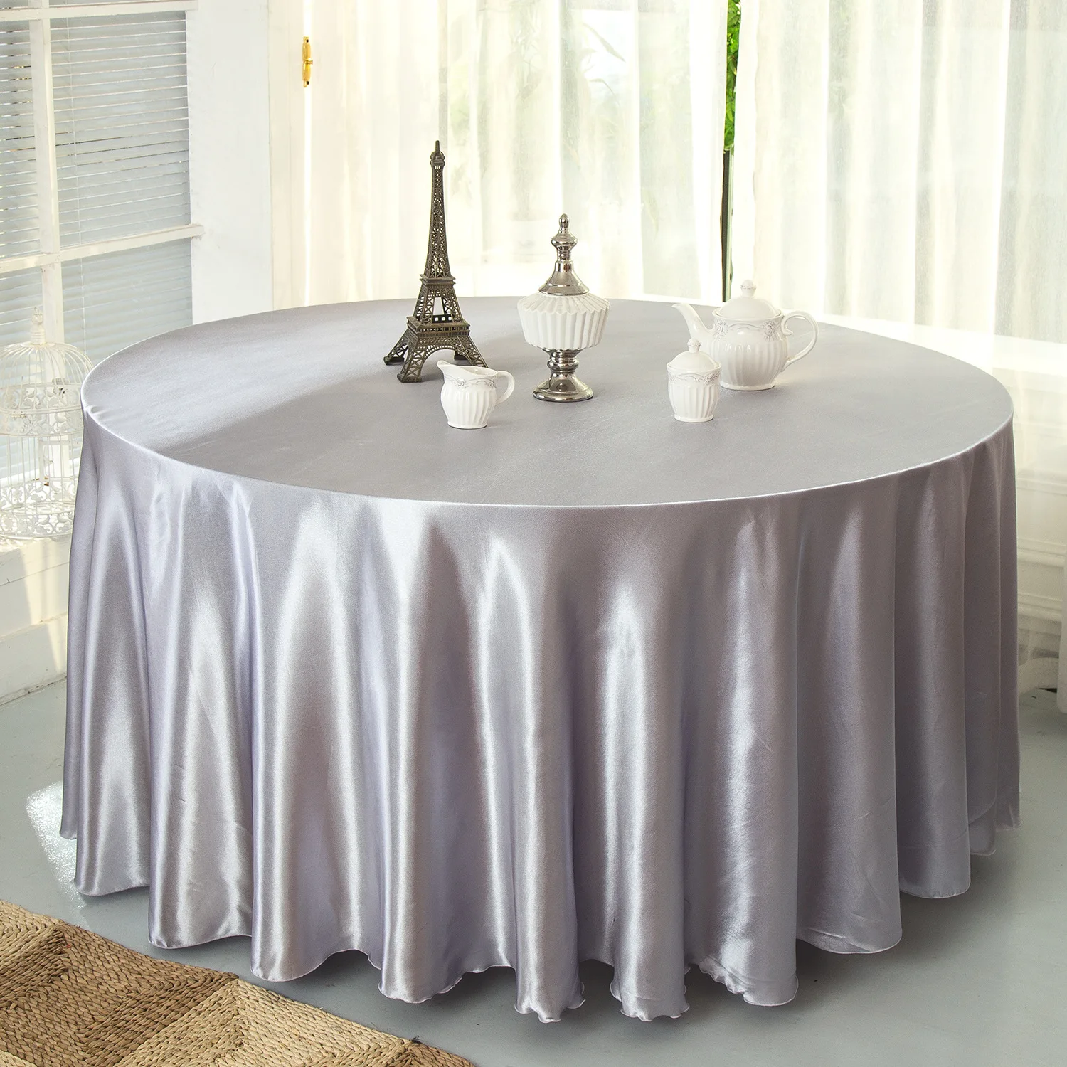

Table cloth round pure color tablecloth high-grade square_AN2044