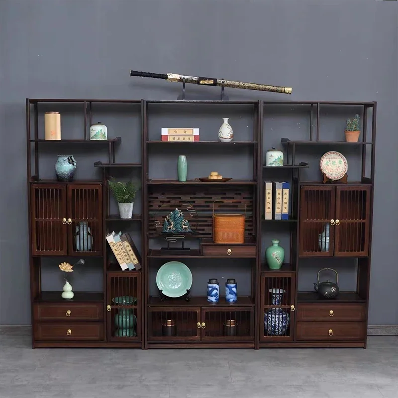Шкаф для гостиной из массива дерева высокий шкаф хранения офиса аркадная мебель