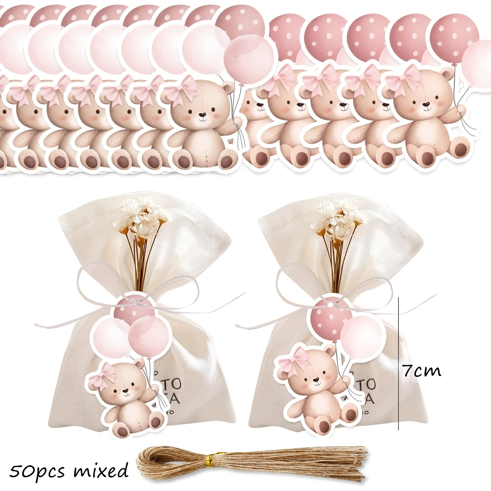 

Набор наклеек медвежат 50 шт.