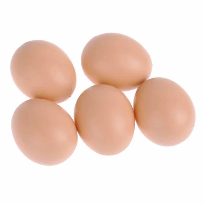 

5 шт., Искусственные пластиковые яйца для выведения курицы, птицы
