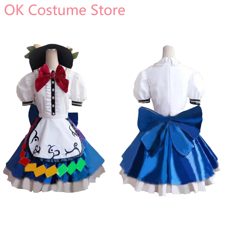 Touhou Project Hinanawi Tenshi платье косплей костюм Cos игра аниме вечерние униформа Хэллоуин играть ролевая одежда одежда (art.: 3920d2c7ecb44) - 3920d2c7ecb44