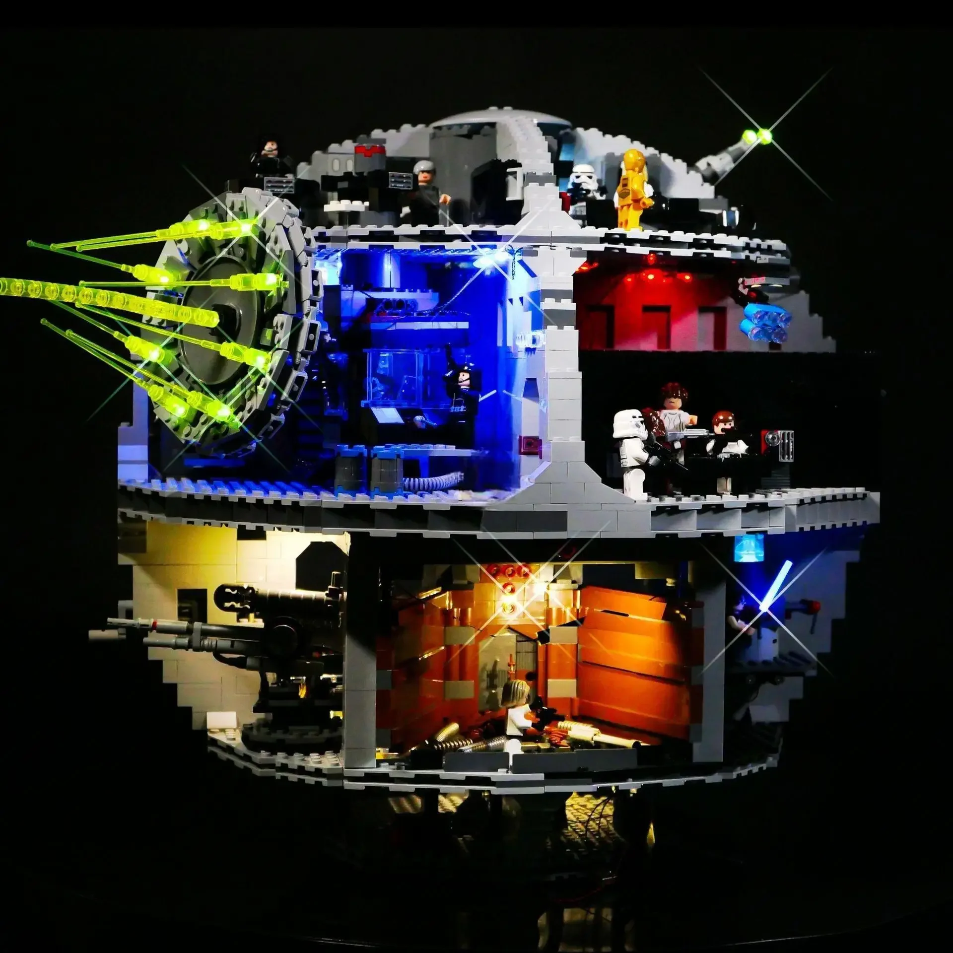 Фото В наличии DS-3 Платформа Death Star Plan Great Ultimate Weapon Совместимость 75159 Строительные блоки Кирпичи Игрушки для детей Подарки на день рождения №5