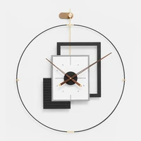 round silent wooden wall clock large 3d modern wall clock luxury nordic decoracion relogio de parede living room decoration