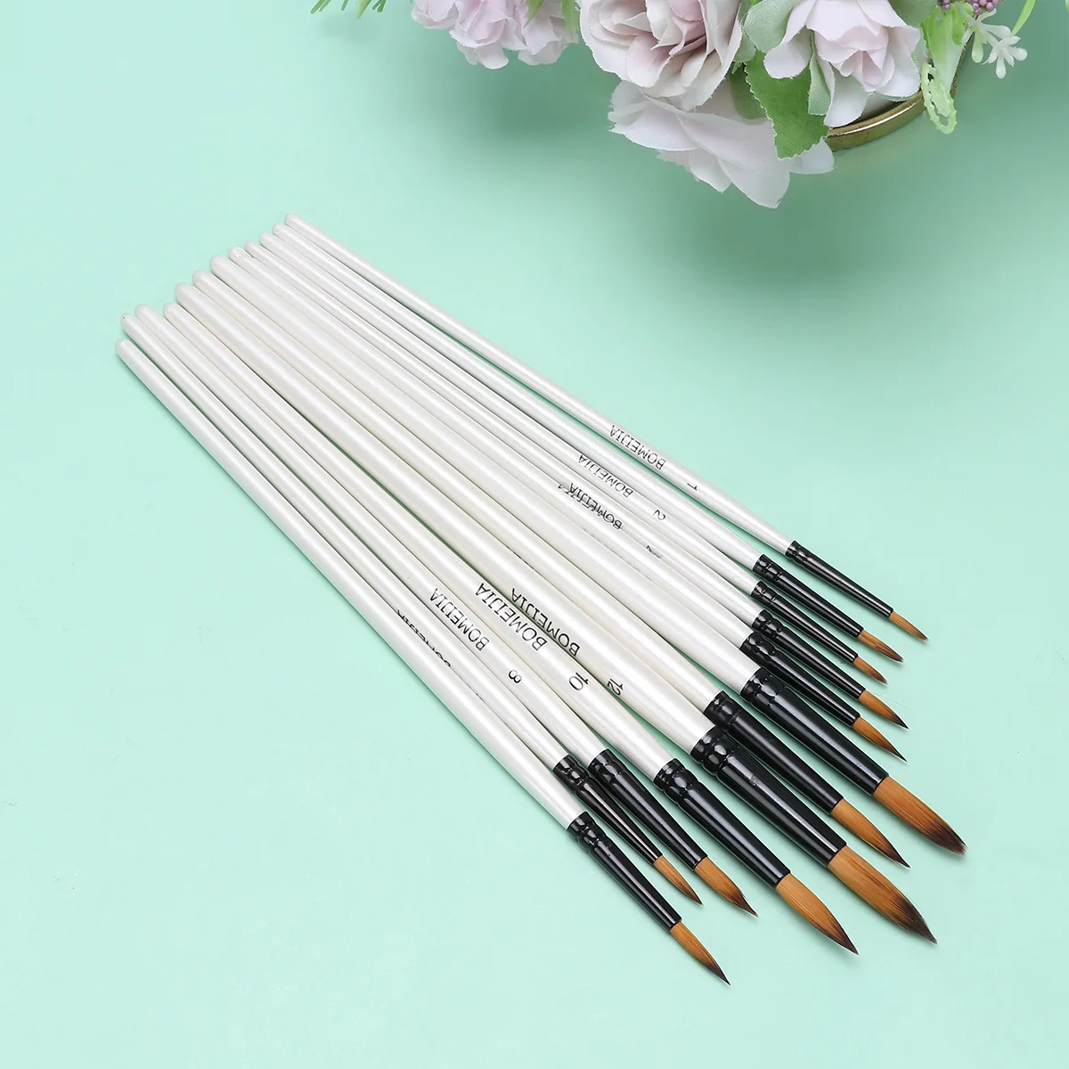 

Brushes Brush Detail Acrylic Artist Tempera Painting Beginners Oil Set Favor Party Summer Body Fine Nylon Drawing Watercolor