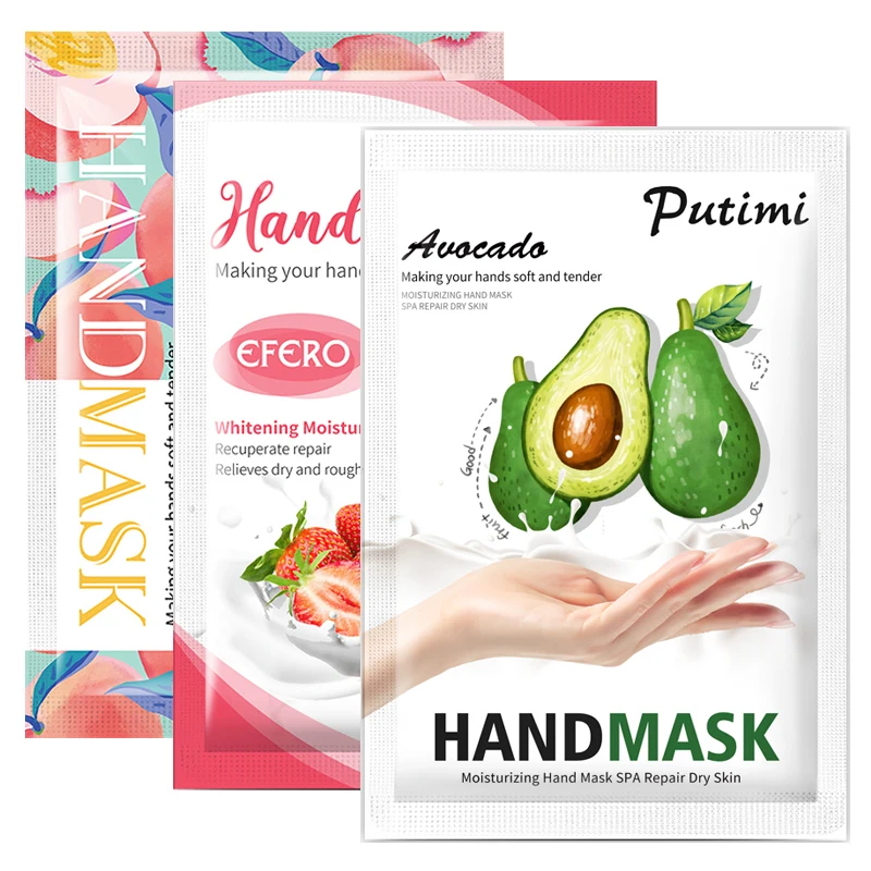 

3Pair Moisturizing Hand Mask Spa Gloves Anti Rough Dry Dead Skin Whitening Anti-Aging Hand Film Cream SPA Gloves Hand Masks