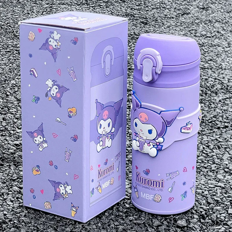 

Sanrios аниме Hello Kitty Kuromi Cinnamoroll термос чашка для воды милый мультяшный удобный 316 нержавеющая сталь Студенческая чашка для воды подарок