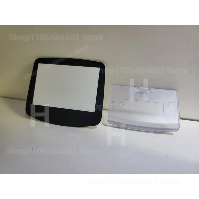 Фото Крышка батарейного отсека Glacier Blue для Game Boy Advance + голографический стеклянный экран №1