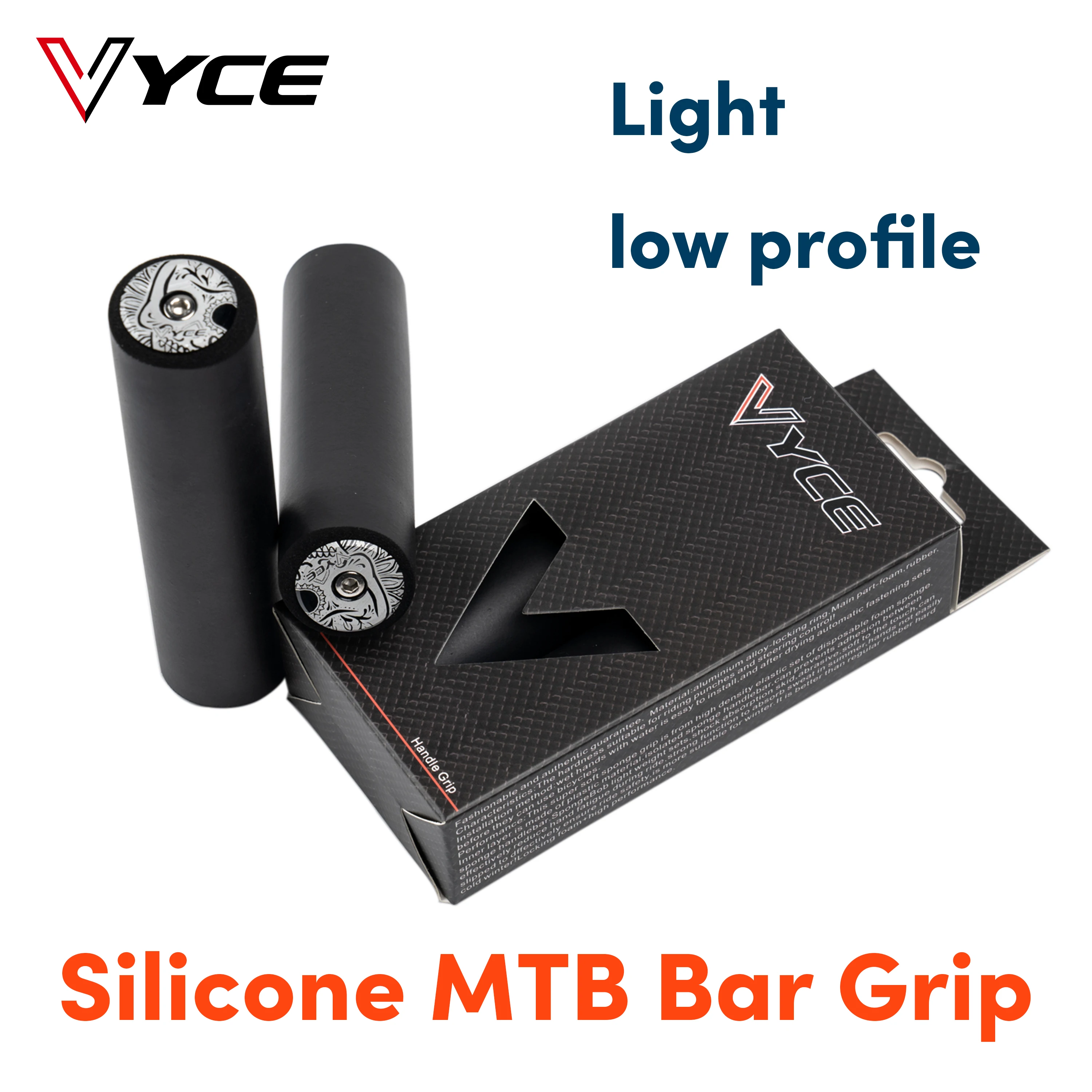 

VYCE MTB Grips Silicone Cycling Bicycle Grips Mountain Road Bike Handlebar Cover Anti-slip Bike Grip