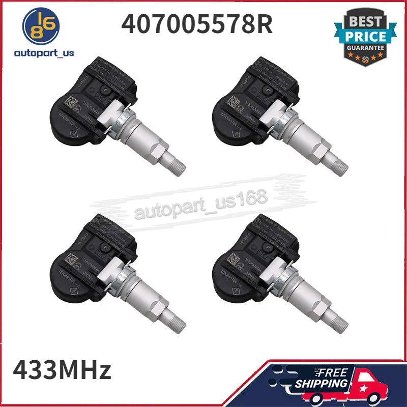 Датчик давления в шинах 407005578R 433 МГц TPMS для Renault Megana II 2002-2007 Renault Megane II 2008 Renault Scenic II 2003-2010