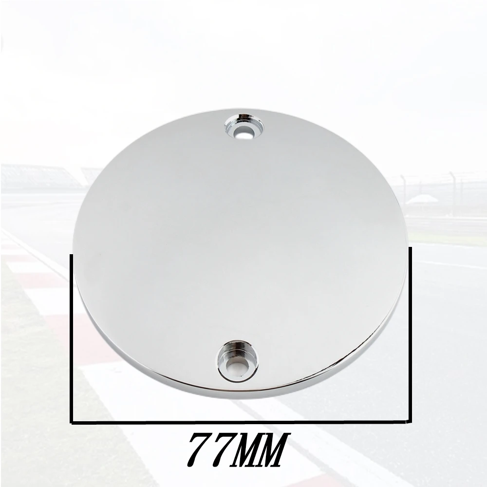 Хромированная крышка с двумя отверстиями таймер зажигания Softail Bigtwin для Harley-Davidso