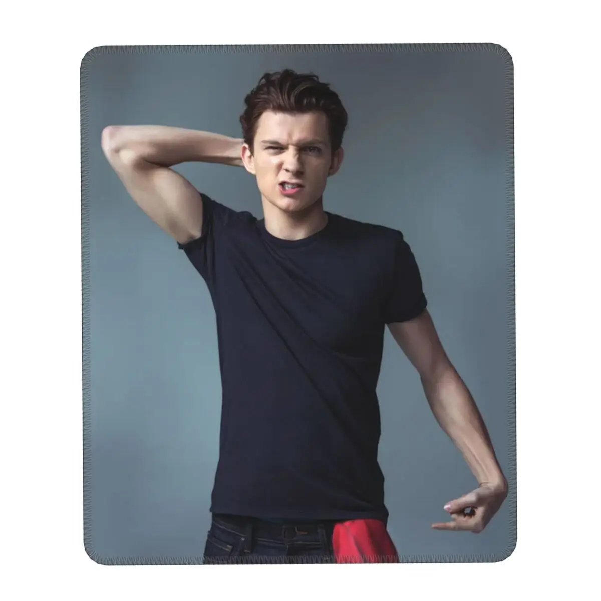 

Коврик для мыши с фиксирующей кромкой, нескользящий, резиновый