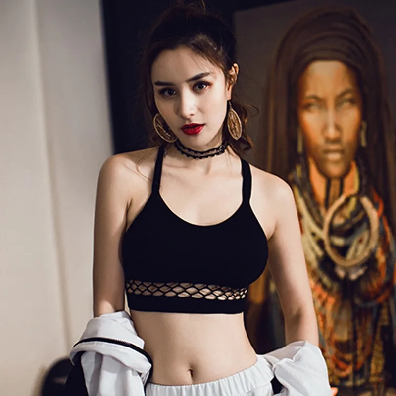 

3 colors Hollow Out Sports Bra Athletic Push Up Sports Bras For Fitness Running Gym Women Seamless Padded Yoga Bra Sports Top
