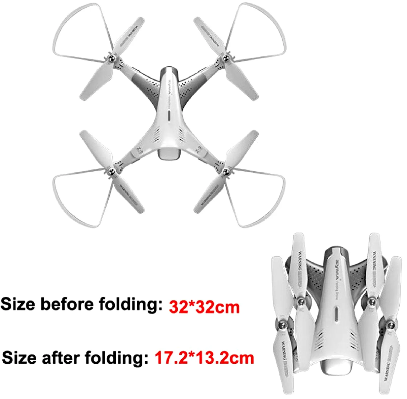 Квадрокоптер/летательный аппарат/дрон/коптер/белый/Z3/с камерой/детский/на
