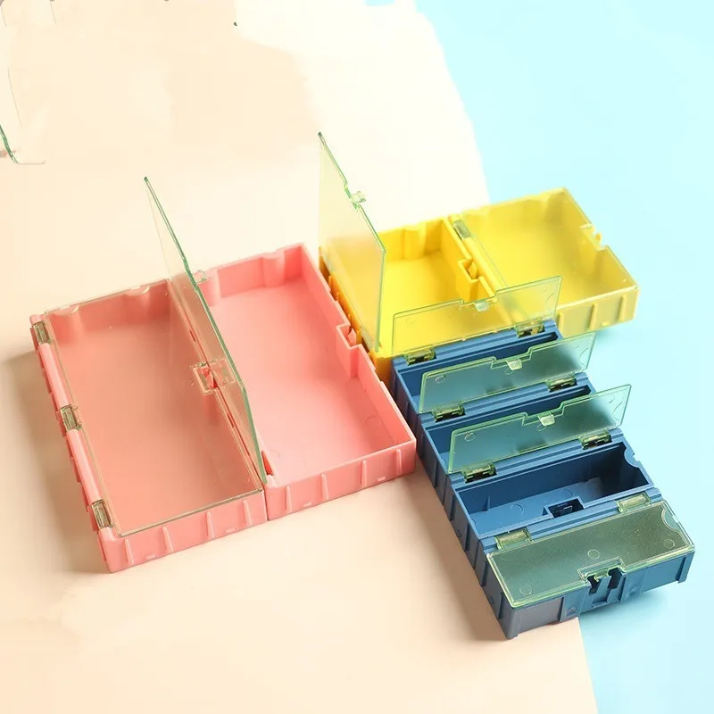 4 шт. SMD SMT коробка для хранения электронных компонентов