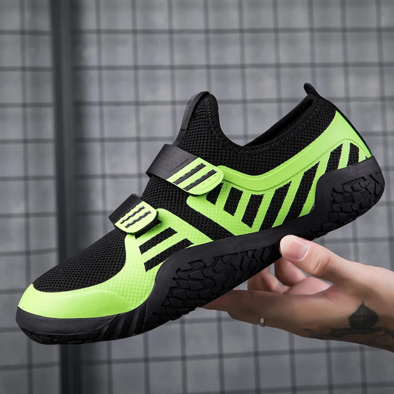 

New Men Weight Training Squat Shoes Indoor Wrestling Weightlifting Fitness Shoes Women Sneakers