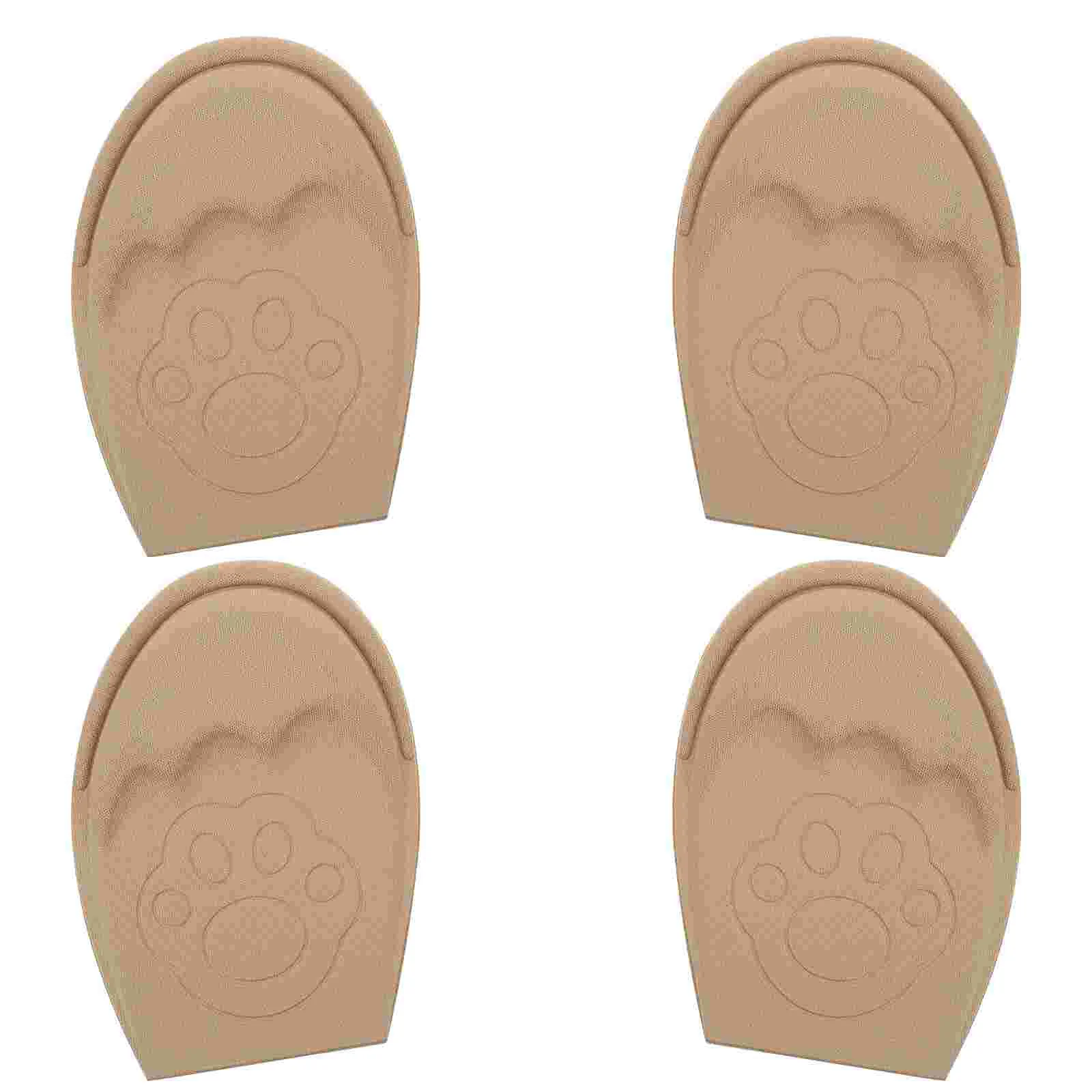 

2 Pairs Anti Drop Heel Half Size Pad Forefoot Cushion Kitten Heels Women Dressy Shoe Insert Pads Ladies Pumps High Non-slip