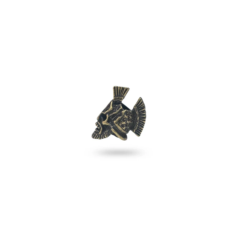 

Clearance Sale Brass Knife Beads Fish Skull Outdoors Tools Bag Decoration Pendant Necklace Stylish Handcraft Statue Figure Gift