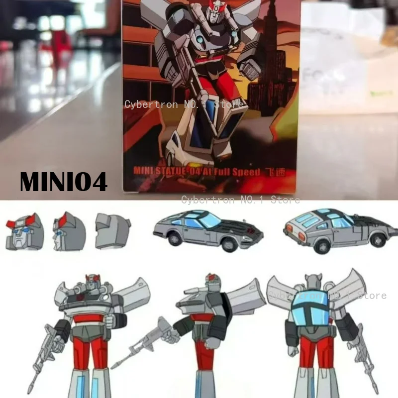 Фото В наличии: Новые трансформеры-роботы Galaxy Toys NewMini 03 Prowl, 04 Bluestreak, 05 Smokescreen — коллекционные фигурки-модели, подарок №3